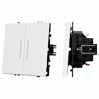 Выключатель проходной двухклавишный без рамки Arlight SWT 054240 в Нижнем Новгороде