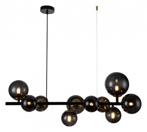 Подвесная люстра Indigo Molecola 11018/10P Black в Нижнем Новгороде фото 4
