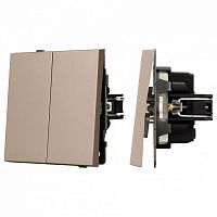 Выключатель проходной двухклавишный без рамки Arlight SWT 054069 в Нижнем Новгороде