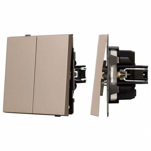 Выключатель проходной двухклавишный без рамки Arlight SWT 054069 в Нижнем Новгороде