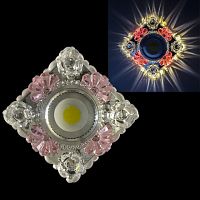 Встраиваемый светильник  42249-9.0-001PL MR16+LED3W CL/PK в Нижнем Новгороде