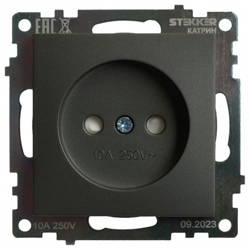 Розетка без заземления и со шторкой, без рамки Stekker Катрин 49420 в Нижнем Новгороде