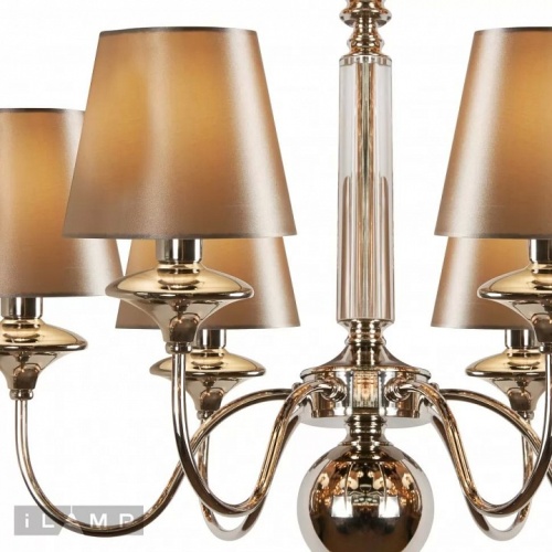 Подвесная люстра iLamp Rolling P2406-6  Nickel в Нижнем Новгороде фото 2