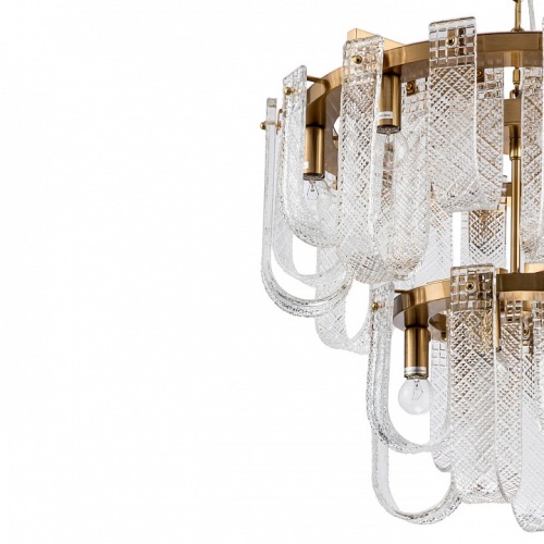 Подвесная люстра Indigo Brina 12027/12P Brass в Нижнем Новгороде фото 5