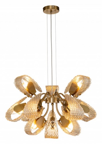 Подвесная люстра Indigo Fless 11033/12P Amber в Нижнем Новгороде фото 4