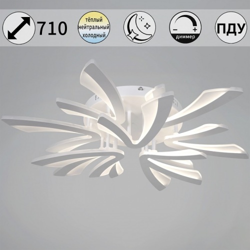 Люстра на штанге  59090-0.3-6+3 WH в Нижнем Новгороде фото 6