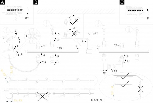 Комплект Eglo Vilanova 93359 в Нижнем Новгороде фото 4