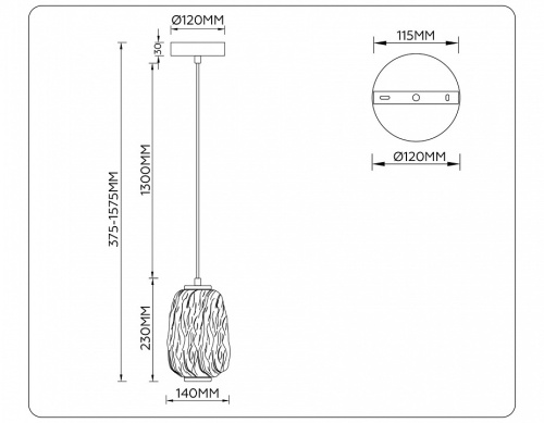 Подвесной светильник Ambrella Light LH LH30101 в Нижнем Новгороде фото 2