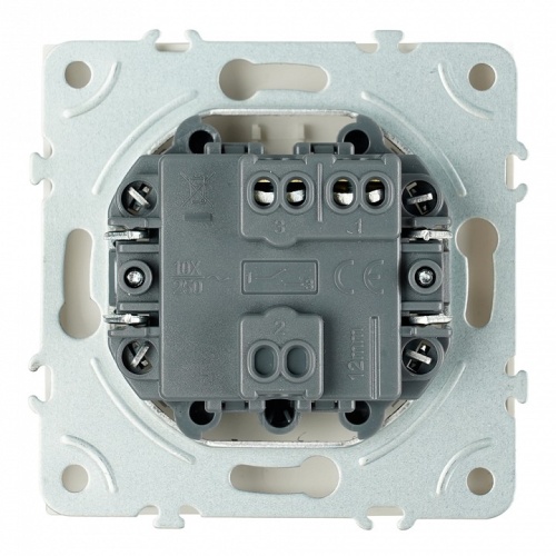 Выключатель двухполюсной самовозвратный без рамки Stekker Эмили 50324 в Нижнем Новгороде фото 5