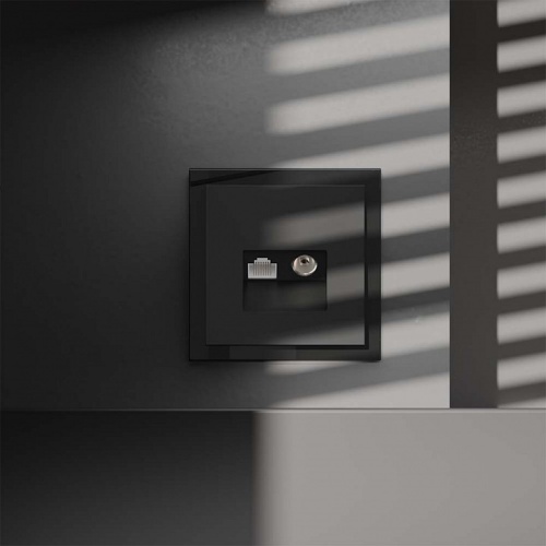 ТВ-розетка и розетка Ethernet RJ-45 без рамки Voltum S70 VLS060708 в Нижнем Новгороде фото 5