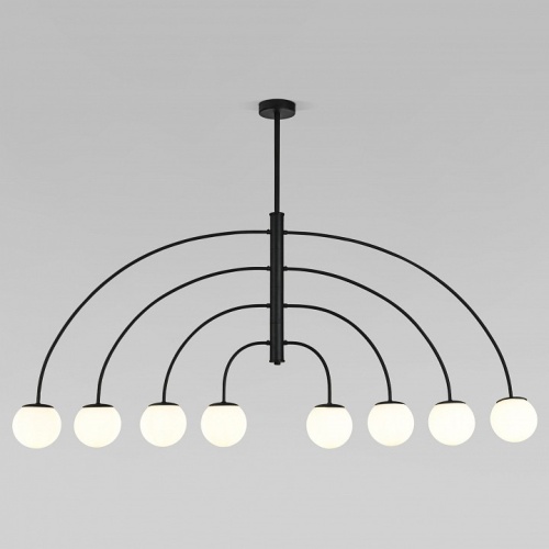 Люстра на штанге Eurosvet Cenacolo 30179/8 черный в Нижнем Новгороде