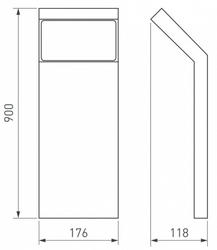 Наземный высокий светильник Arlight Ecran 029992 в Нижнем Новгороде фото 2
