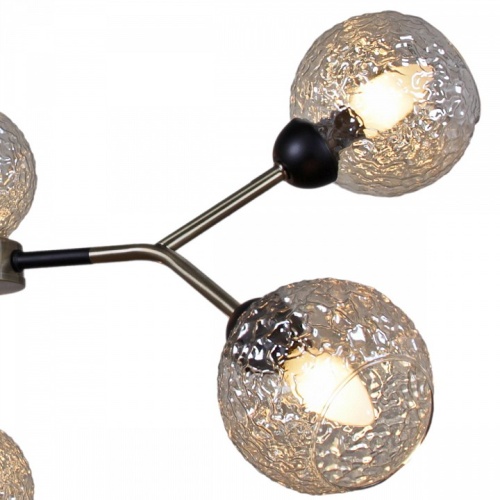 Люстра на штанге ILLUMICO  IL0268-6PSQ-79 BK AB в Нижнем Новгороде фото 2