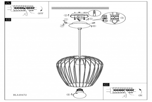 Подвесной светильник Eglo Newtown 49472 в Нижнем Новгороде фото 2