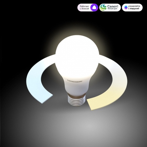 Лампа светодиодная с управлением через Wi-Fi Elektrostandard Умная лампа Classic E27 12Вт 3300-6500K BLE2778 в Нижнем Новгороде фото 3