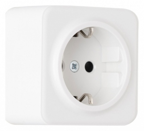 Розетка с заземлением и со шторкой Arte Milano am-310 310.40-1.white в Нижнем Новгороде