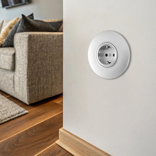 Розетка с заземлением и со шторкой Arte Milano SET08-1 SET08-1-40-1 silver в Нижнем Новгороде фото 2