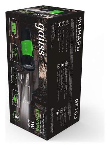 Фонарь ручной Gauss GF100 GF103 в Нижнем Новгороде фото 2