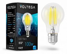 Лампа светодиодная Voltega Crystal E27 10Вт 4000K 7101 в Тюмени