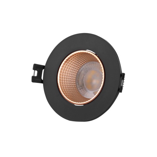 DK3061-BBR Встраиваемый светильник, IP 20, 10 Вт, GU5.3, LED, черный/бронзовый, пластик в Кемерово