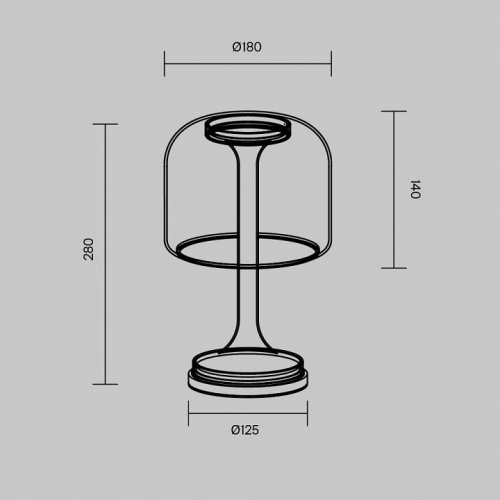 Настольная лампа декоративная Maytoni Spirito MOD286TL-L8W3K в Нижнем Новгороде фото 5