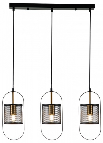 Подвесной светильник Indigo Via 10009/3P Black в Нижнем Новгороде фото 4