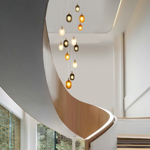 Подвесная люстра Eurosvet Pineapple 50266 дымчатый/прозрачный/янтарный в Нижнем Новгороде фото 6