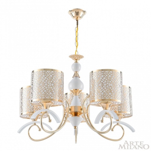 Подвесная люстра Arte Milano Florentia-9787 309787/5 Wh/Gd в Нижнем Новгороде фото 8
