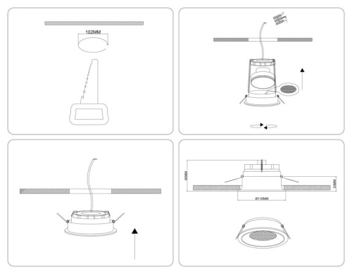Встраиваемый светильник Ambrella Light TN TN49509 в Нижнем Новгороде фото 2