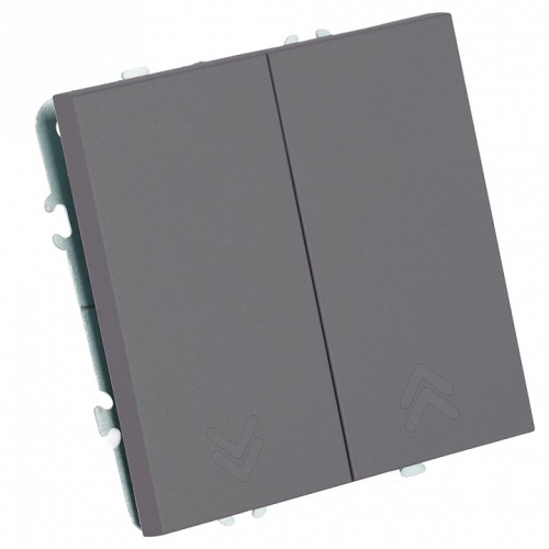 Переключатель двухклавишный без рамки Stekker Эмили 50241 в Нижнем Новгороде фото 5