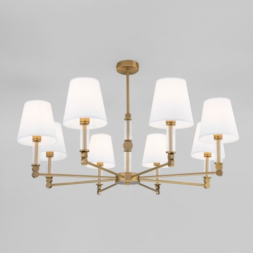 Люстра на штанге Eurosvet Conso 60145/8 латунь в Нижнем Новгороде