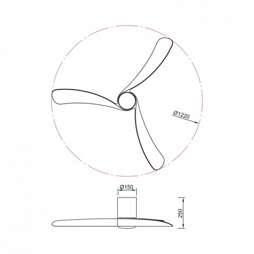 Светильник с вентилятором Mantra NEMO 9047 в Нижнем Новгороде фото 4