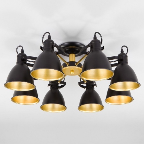 Люстра на штанге Eurosvet Denley 70112/8 черный в Нижнем Новгороде