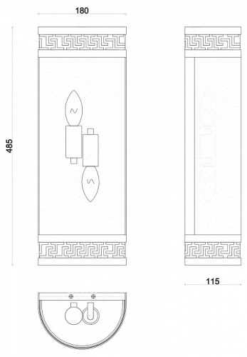 Накладной светильник Favourite Exortivus 4010-2W в Нижнем Новгороде фото 6