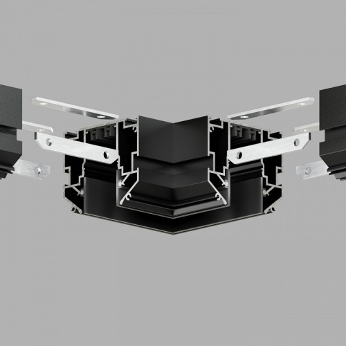 Соединитель угловой L-образный для треков встраиваемых Denkirs SMART ONE TR2026-BK в Нижнем Новгороде фото 4