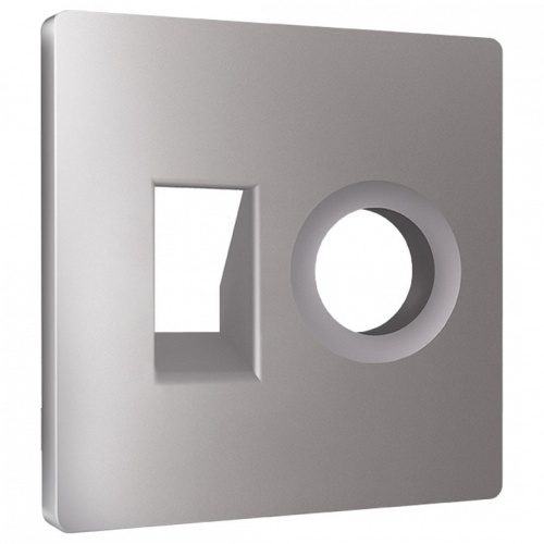 Накладка для ТВ-розетки и RJ-11 или RJ-45 Ambrella Volt ALFA AP5125 в Нижнем Новгороде