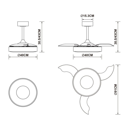 Светильник с вентилятором Mantra COIN FAN 9639 в Нижнем Новгороде фото 2