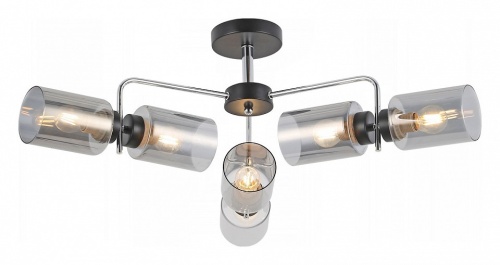Люстра на штанге ILLUMICO  IL8249-6COU-79 BK CR в Нижнем Новгороде