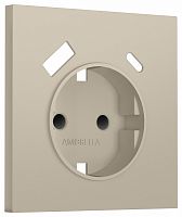 Накладка для розетки с заземлением и со шторками и 2хUSB type A и C Ambrella Volt SIGMA SP3500 в Нижнем Новгороде