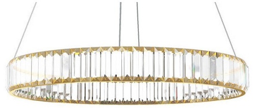 Подвесной светильник Loft it Crystal Ring 10135/600 Gold в Звенигороде