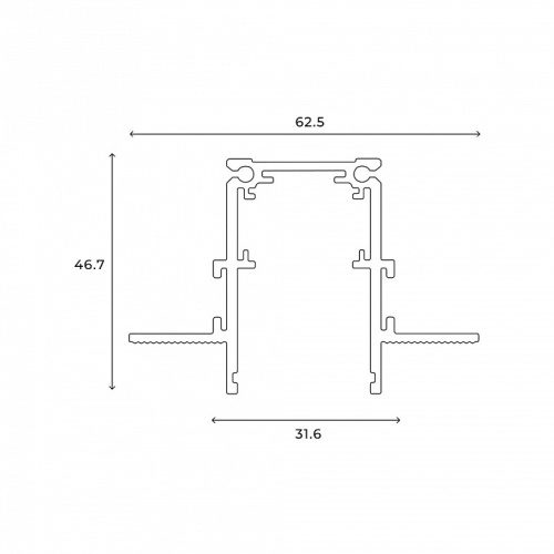 Трек встраиваемый Hesby Lighting ElDeko 0061 в Нижнем Новгороде фото 11