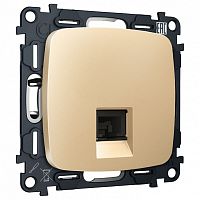 Розетка Ethernet RJ-45 и со шторками, без рамки Ambrella Volt OMEGA MO612005 в Нижнем Новгороде