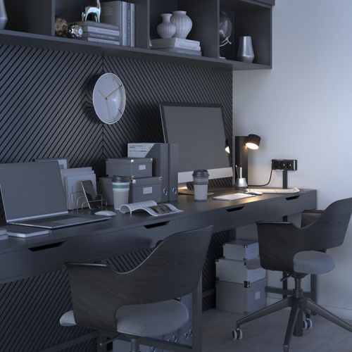 Розетка тройная с заземлением Werkel Gallant (черный/хром) W5073135 в Нижнем Новгороде фото 2