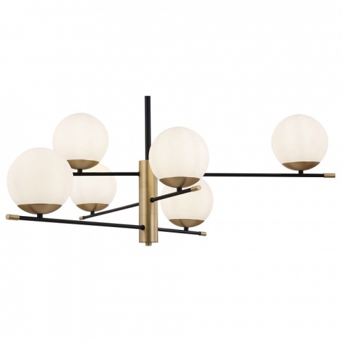 Люстра на штанге Maytoni Nostalgia MOD048PL-06G в Нижнем Новгороде фото 4