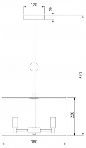 Светильник на штанге Eurosvet Brume 60174/3 латунь в Нижнем Новгороде фото 3