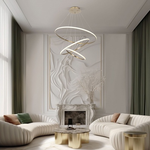 Подвесной светильник Eurosvet Collars 90264/3 латунь в Нижнем Новгороде фото 3