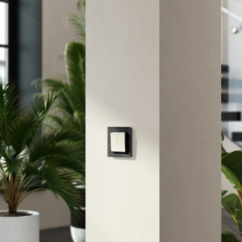 Выключатель двухклавишный без рамки Werkel слоновая кость W1123003 в Нижнем Новгороде фото 5