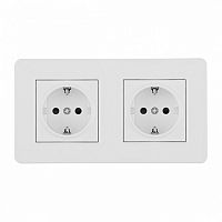 Розетка с заземлением и со шторкой Arte Milano SET16-2 SET16-2-40-1x2 white в Нижнем Новгороде