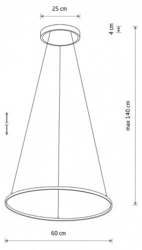 Подвесной светильник Nowodvorski Circolo Led M 10862 в Белокурихе фото 4