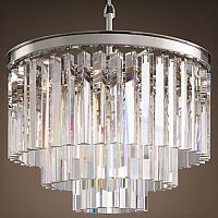 Подвесная люстра Imperiumloft Rh 1920S Odeon Clear Glass Fringe 40.1539 в Нижнем Новгороде